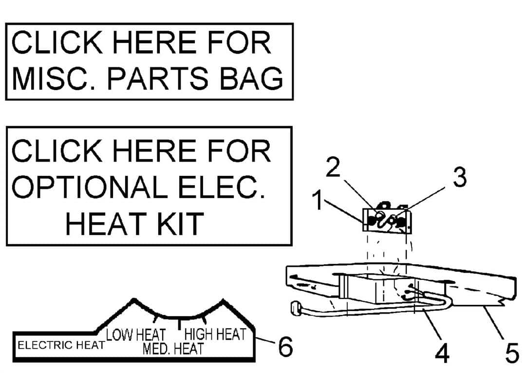 OPTIONAL ELECTRIC HEAT KIT